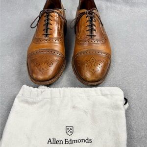 Allen Edmonds Tan Leather Oxfords